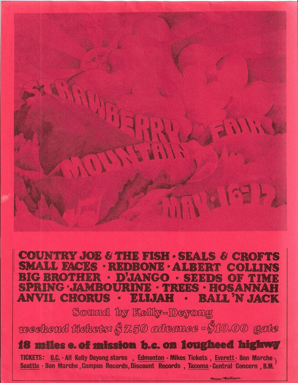 Strawberry Mountain Fair, Canada 1970