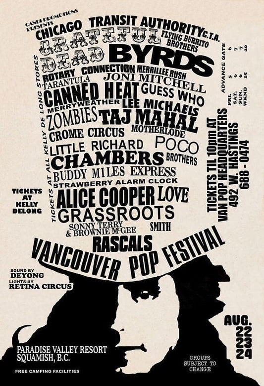 The Vancouver Pop Festival, August 1969