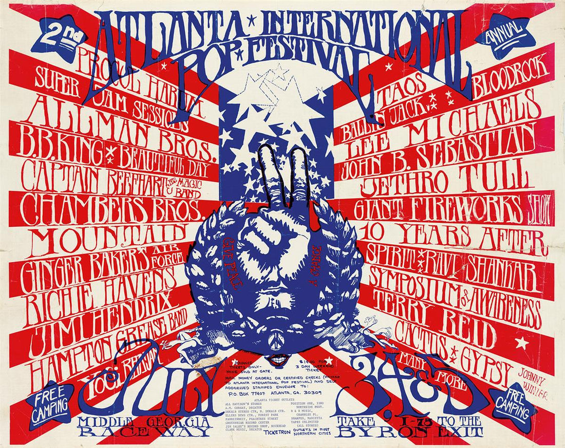 Atlanta International Pop Festival, Byron, Georgia 1970