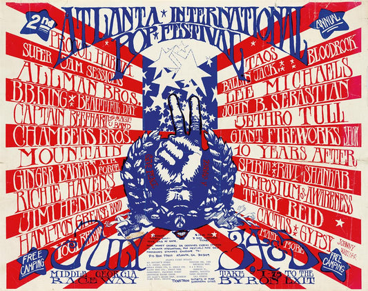 Atlanta International Pop Festival, Byron, Georgia 1970