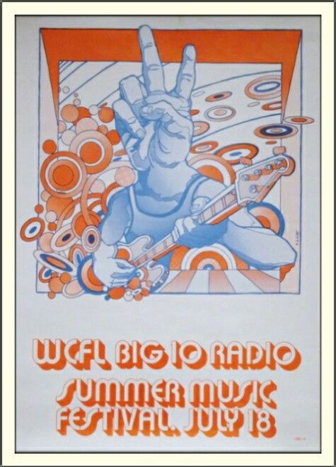 WCFL BIG 10 Radio Summer Music Festival, Chicago 1970