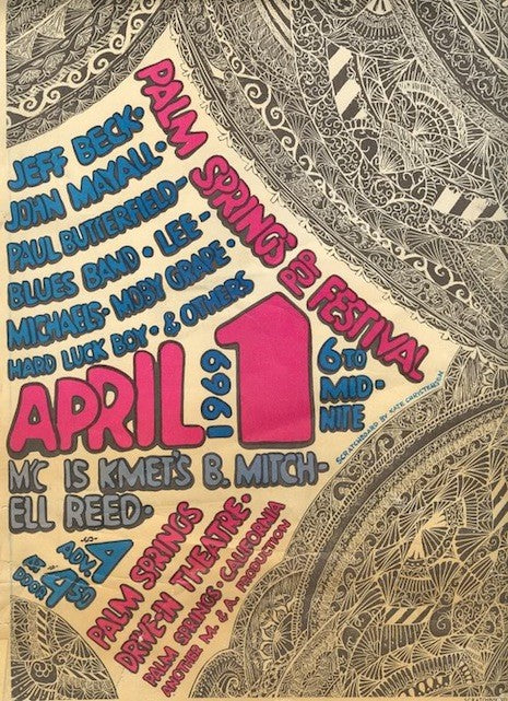 Palm Springs Pop Festival, California April 1969