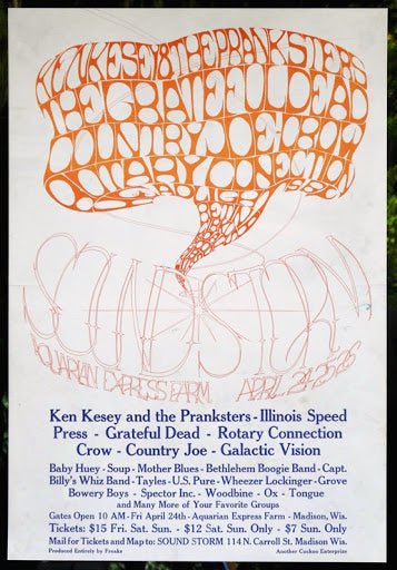 Sound Storm Festival, Wisconsin April 1970