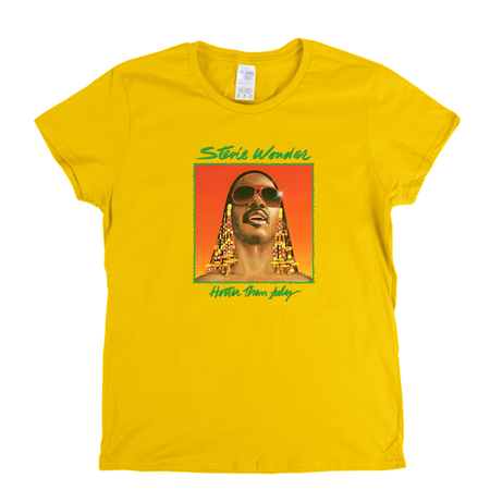 Stevie Wonder Hotter Than July Womens T-Shirt