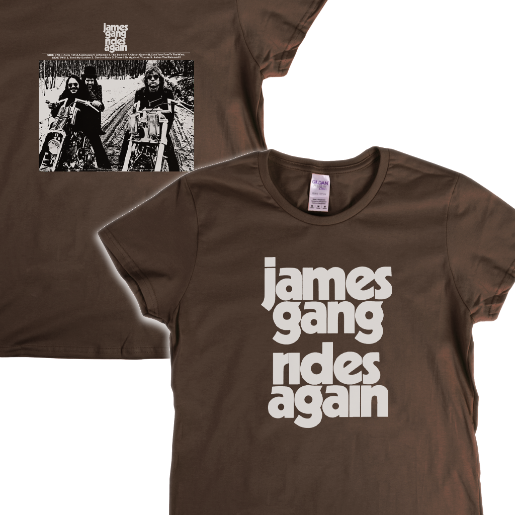 James Gang Rides Again Front And Back Womens T-Shirt