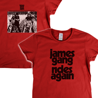 James Gang Rides Again Front And Back Womens T-Shirt