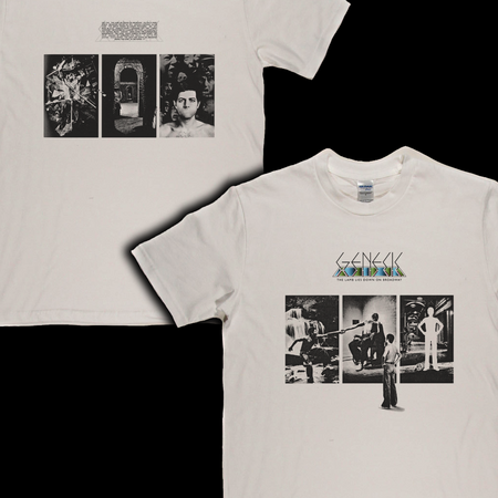 Genesis Lamb Lies Down Front Back T-Shirt