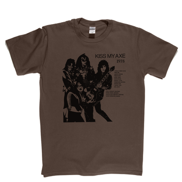 Kiss Kiss My Axe 1978 Bootleg T-Shirt