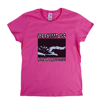 Iggy Pop And The Stooges Metallic Ko Womens T-Shirt