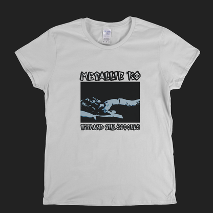 Iggy Pop And The Stooges Metallic Ko Womens T-Shirt