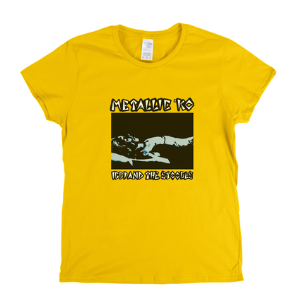 Iggy Pop And The Stooges Metallic Ko Womens T-Shirt