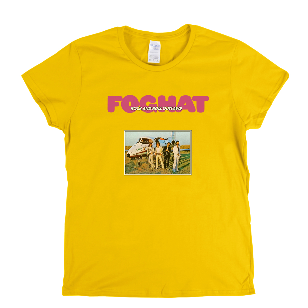 Foghat Rock And Roll Outlaws Womens T-Shirt