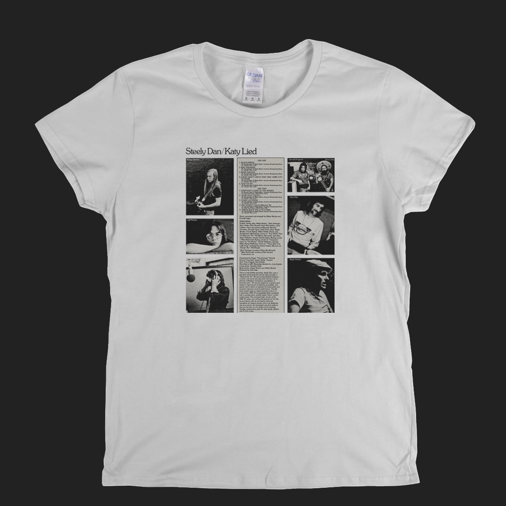 Steely Dan Katy Lied Back Cover Womens T-Shirt