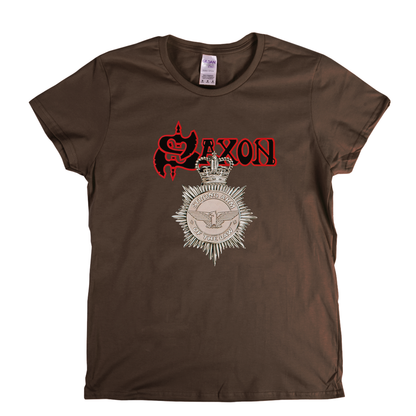 Saxon Strong Arm Of The Law Womens T-Shirt