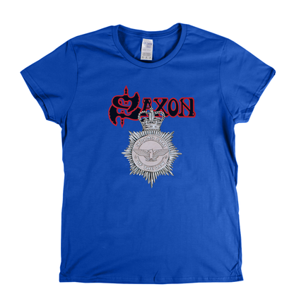 Saxon Strong Arm Of The Law Womens T-Shirt