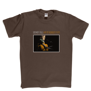 Stephen Stills Live At Berkeley 1971 T-Shirt