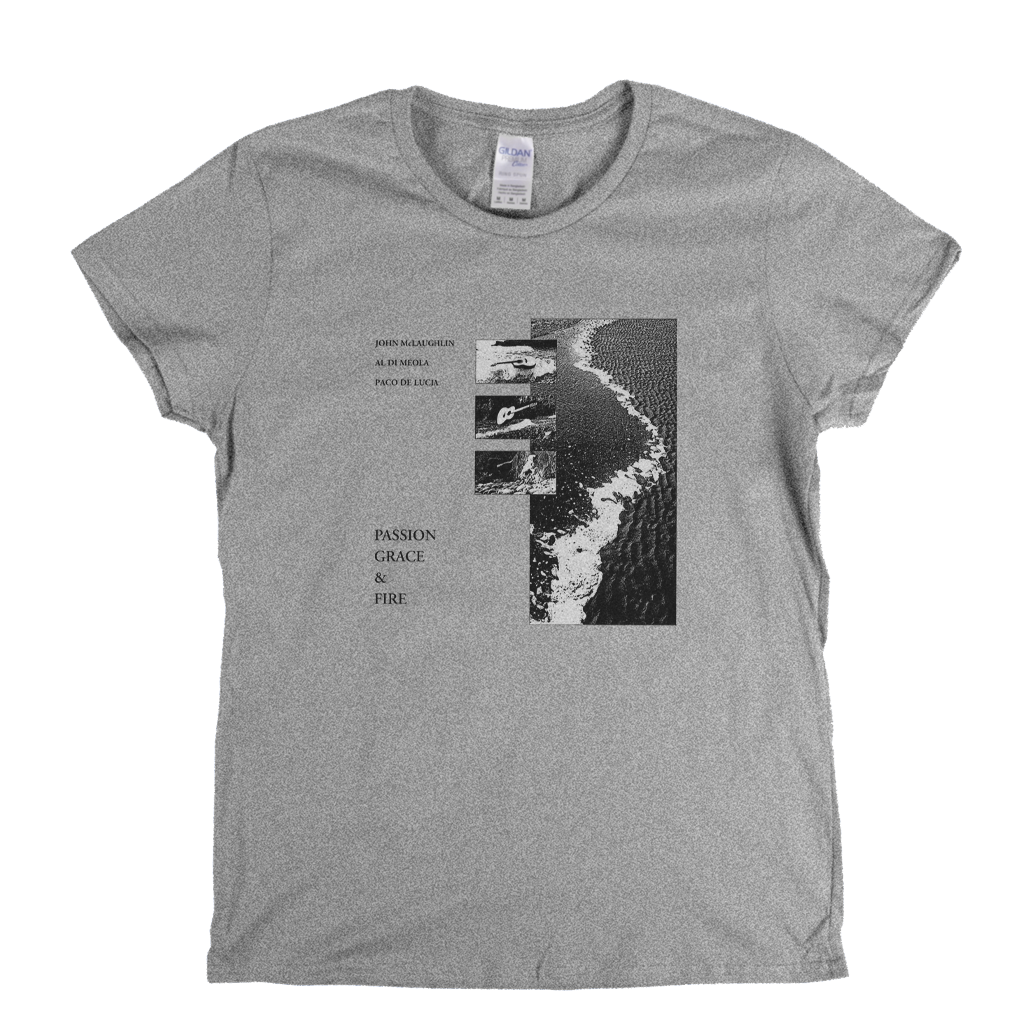 John Mclaughlin Passion Grace And Fire Womens T-Shirt