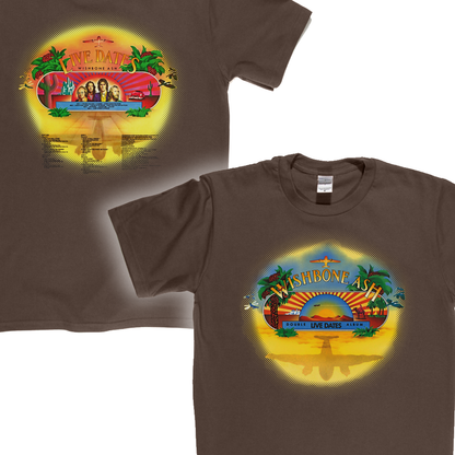 Wishbone Ash Live Dates Front And Back T-Shirt