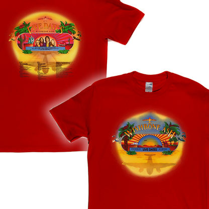 Wishbone Ash Live Dates Front And Back T-Shirt