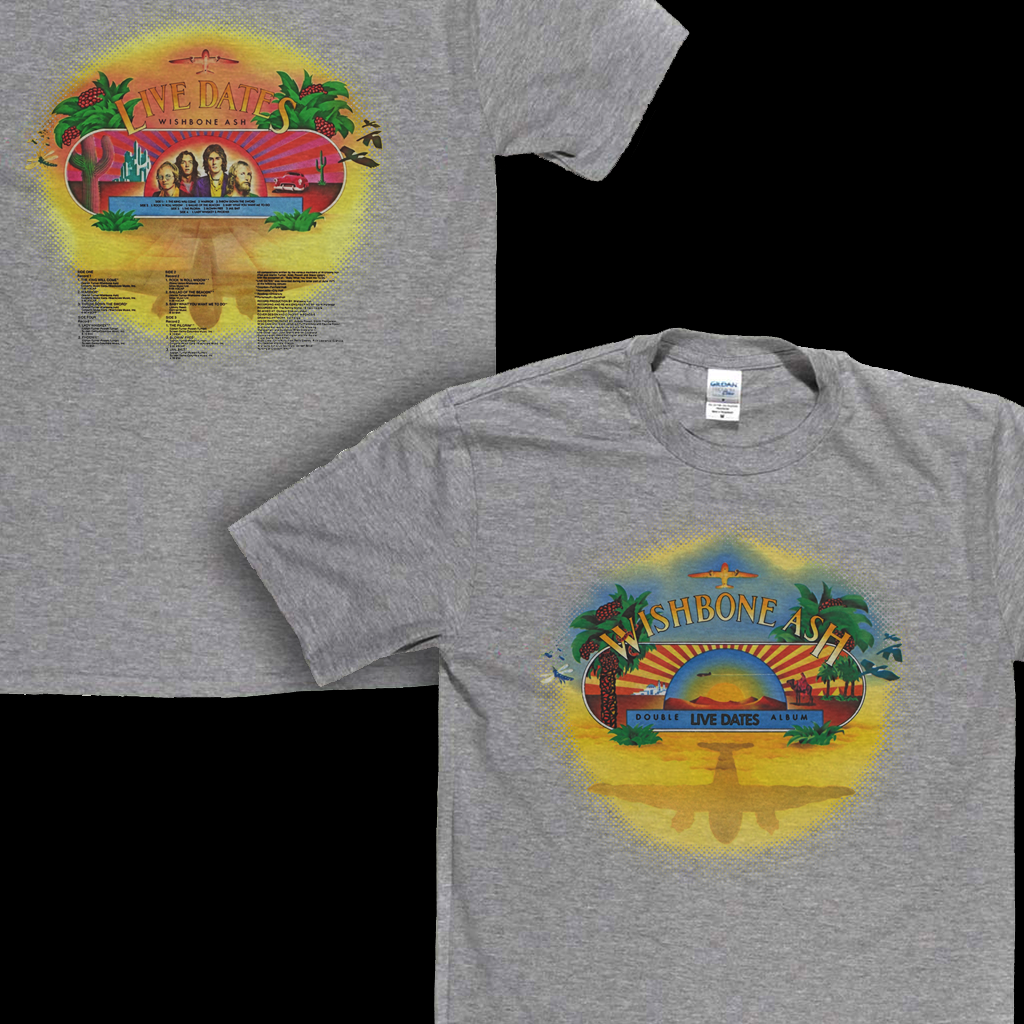 Wishbone Ash Live Dates Front And Back T-Shirt