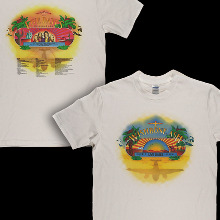 Wishbone Ash Live Dates Front And Back T-Shirt