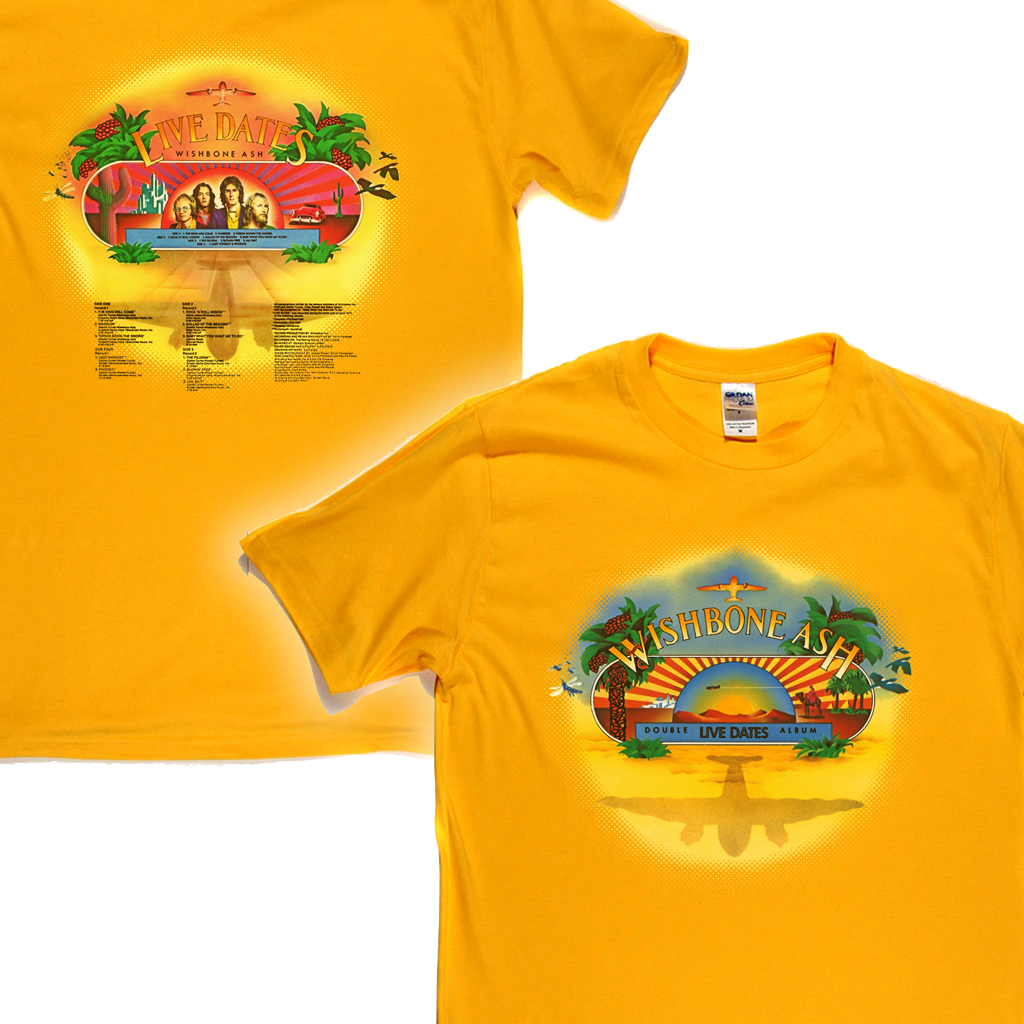 Wishbone Ash Live Dates Front And Back T-Shirt