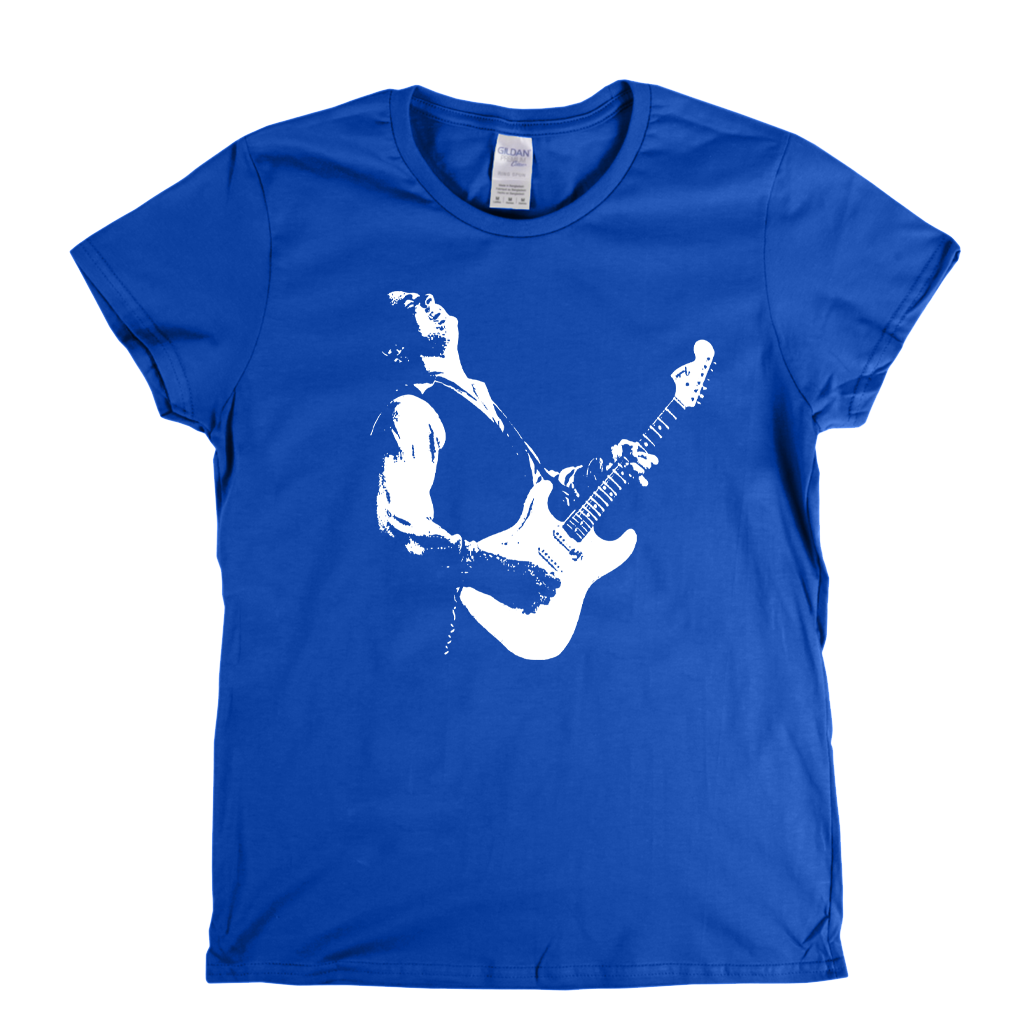 Steve Miller Live Guitar Womens T-Shirt