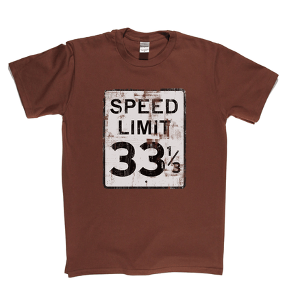 Speed Limit 33 1/3 USA T-Shirt