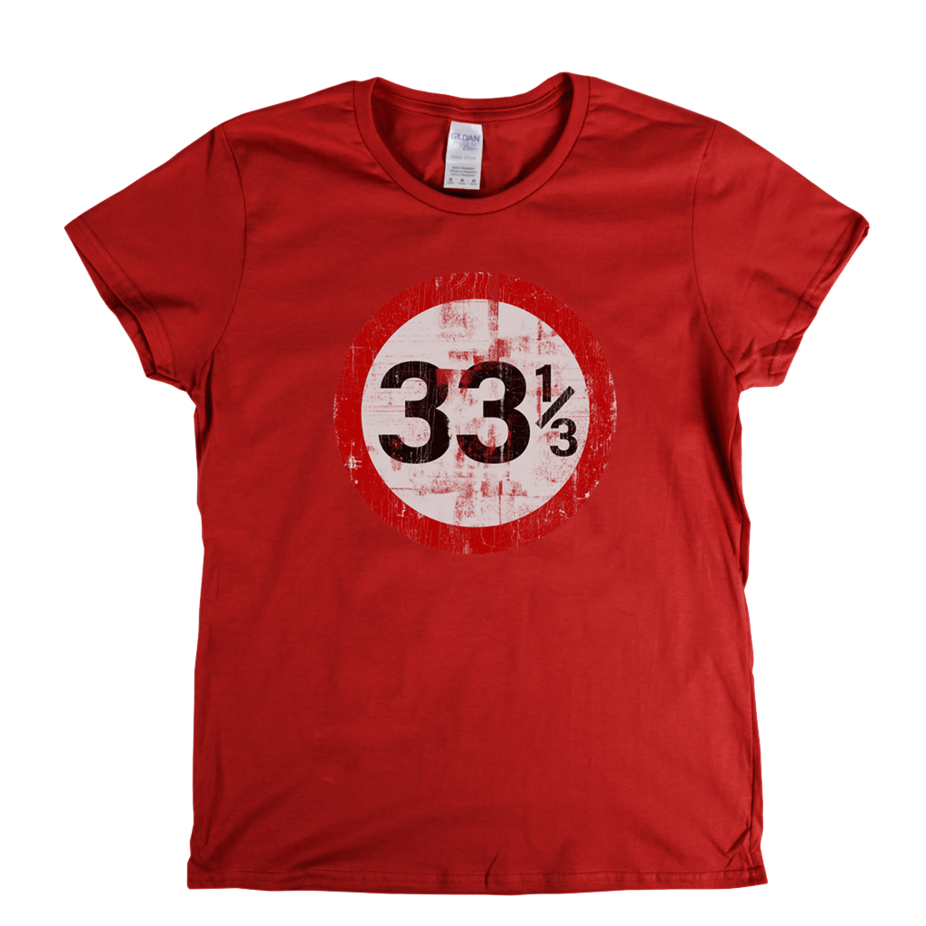 Speed Limit 33 1/3 UK Womens T-Shirt