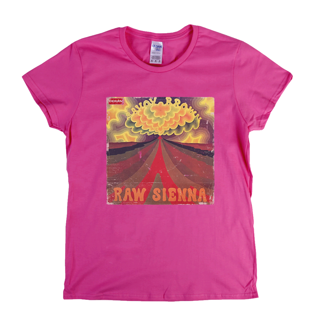 Savoy Brown Raw Sienna Womens T-Shirt