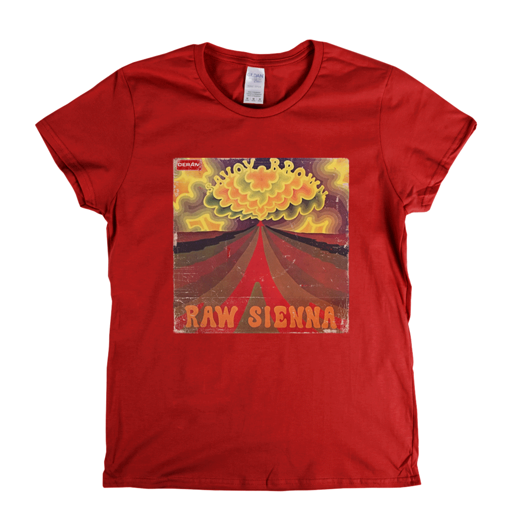 Savoy Brown Raw Sienna Womens T-Shirt