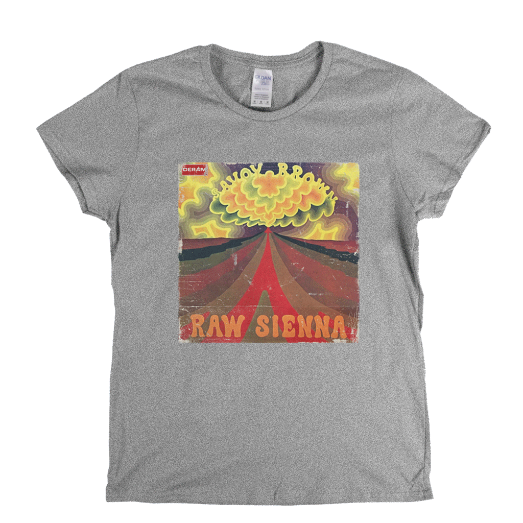 Savoy Brown Raw Sienna Womens T-Shirt