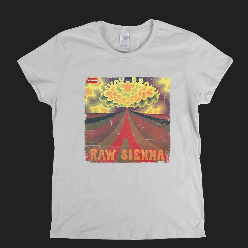 Savoy Brown Raw Sienna Womens T-Shirt