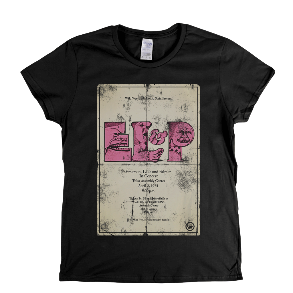 Elp Gig Poster Womens T-Shirt