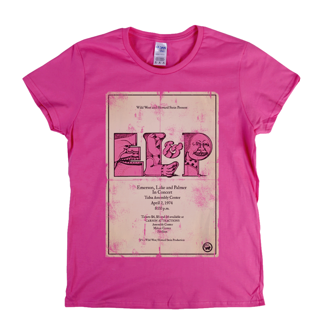 Elp Gig Poster Womens T-Shirt