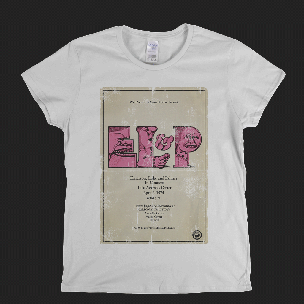 Elp Gig Poster Womens T-Shirt