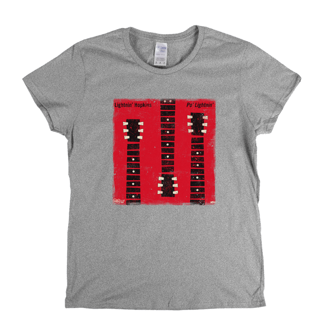 Lightnin' Hopkins - Po Lightnin' Womens T-Shirt