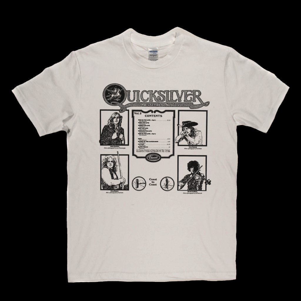 Quicksilver Messenger Service Coast To Coast T-Shirt