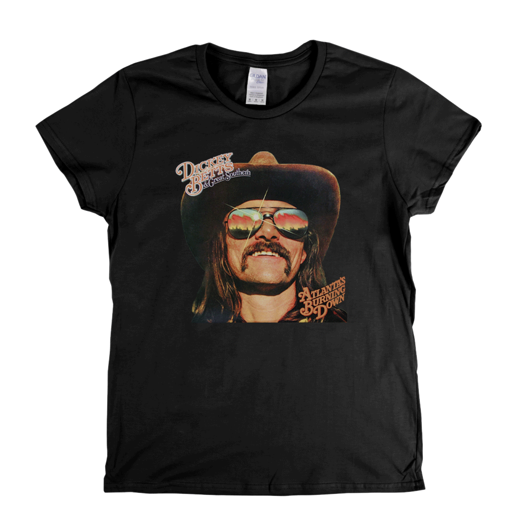 Dickey Betts Atlantas Burning Down Womens T-Shirt