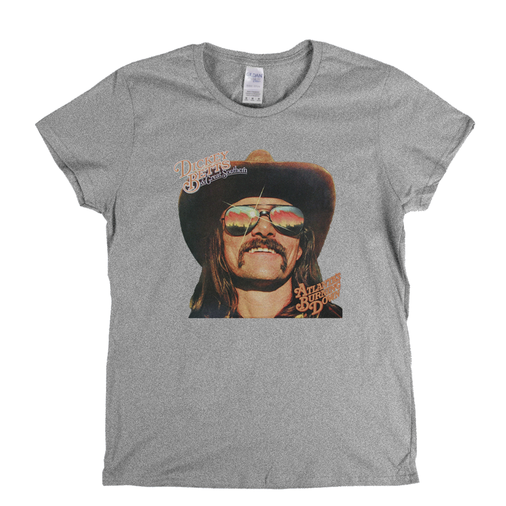 Dickey Betts Atlantas Burning Down Womens T-Shirt