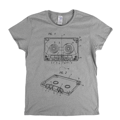 Cassette Diagram Womens T-Shirt