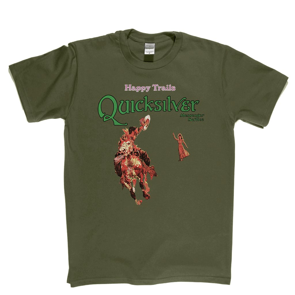 Quicksilver Messenger Service Happy Trails Album T-Shirt