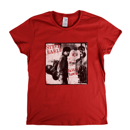 Steve Earle Guitar Town Womens T-Shirt