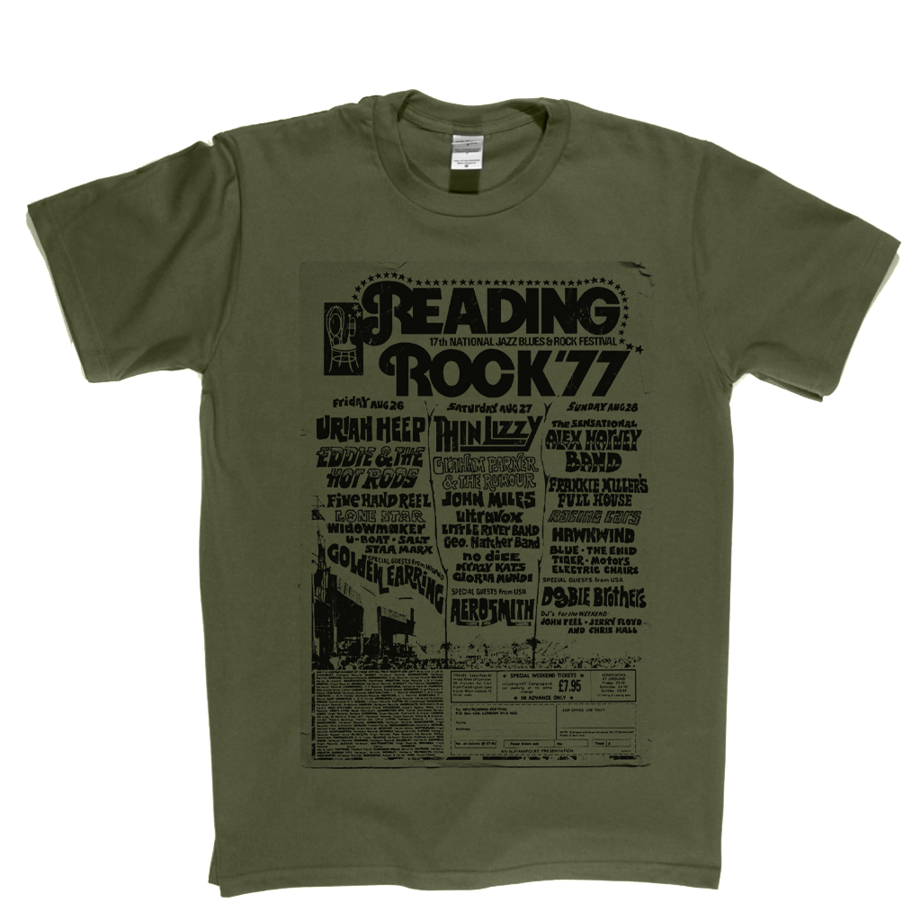 Reading Rock 77 Poster T-Shirt