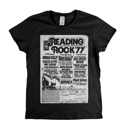 Reading Rock 77 Poster Womens T-Shirt