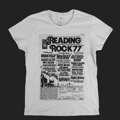 Reading Rock 77 Poster Womens T-Shirt