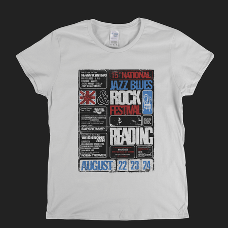 Reading Rock Festival 15th Womens T-Shirt