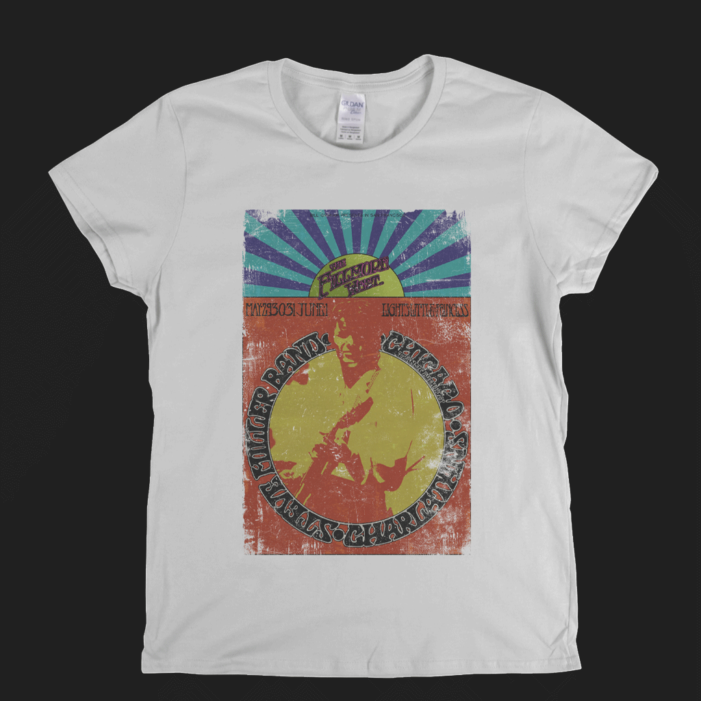 Steve Miller Band Fillmore West Poster Womens T-Shirt