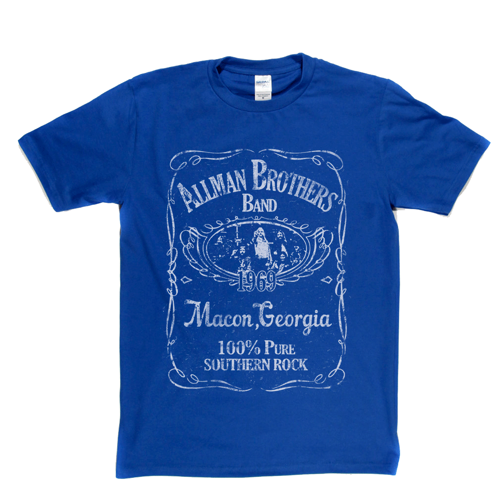 Allmans Brothers Band Liquor Label T-Shirt