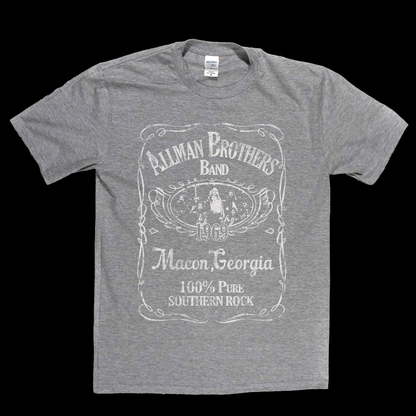 Allmans Brothers Band Liquor Label T-Shirt